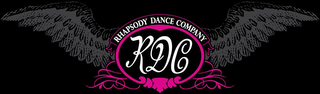 RHAPSODY DANCE COMPANY RDC logo