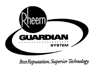 RHEEM GUARDIAN SYSTEM BEST REPUTATION. SUPERIOR TECHNOLOGY. logo