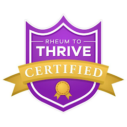 RHEUM TO THRIVE CERTIFIED logo