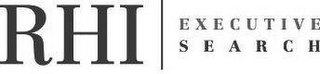 RHI EXECUTIVE SEARCH logo
