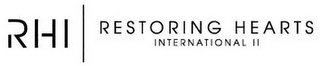 RHI | RESTORING HEARTS INTERNATIONAL II logo