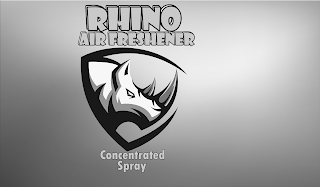 RHINO AIR FRESHENER CONCENTRATED SPRAY logo