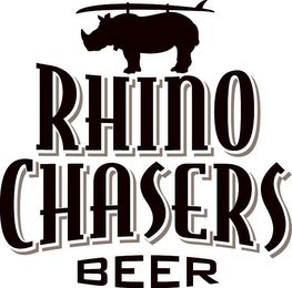 RHINO CHASERS BEER logo