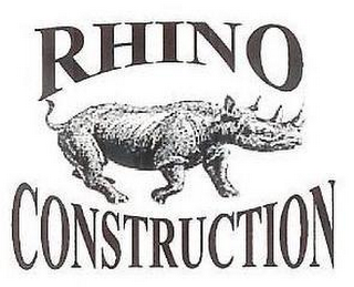 RHINO CONSTRUCTION logo