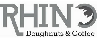 RHINO DOUGHNUTS & COFFEE logo