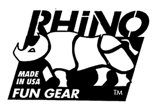 RHINO FUN GEAR logo