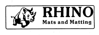 RHINO MATS AND MATTING logo