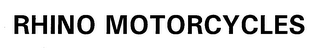 RHINO MOTORCYCLES logo