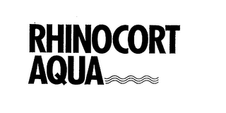 RHINOCORT AQUA DESIGN logo