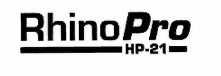 RHINOPRO HP-21 logo