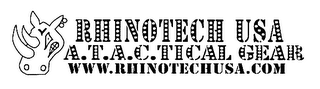 RHINOTECH USA A.T.A.C.TICAL GEAR WWW.RHINOTECHUSA.COM logo