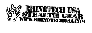 RHINOTECH USA STEALTH GEAR WWW RHINOTECHUSA COM logo