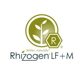 RHIZOGEN LF + M BETTER...NATURALLY R logo