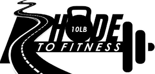 RHODE 10LB TO FITNESS logo