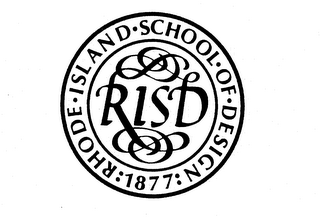 RHODE ISLAND SCHOOL OF DESIGN 1877 RISD logo