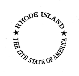 RHODE ISLAND THE 13TH STATE OF AMERICA logo