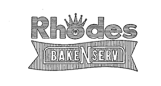 RHODES BAKE N SERV logo