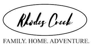 RHODES CREEK FAMILY.HOME.ADVENTURE. logo