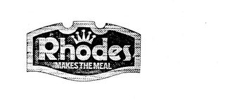 RHODES MAKES THE MEAL logo