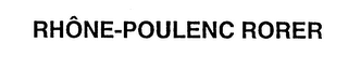 RHONE-POULENC RORER logo
