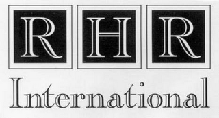 RHR INTERNATIONAL logo
