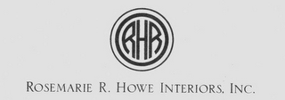 RHR ROSEMARIE R. HOWE INTERIORS, INC. logo