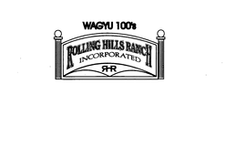 RHR WAGYU 100'S ROLLING HILLS RANCH INCORPORATED logo