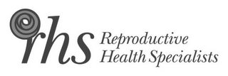 RHS REPRODUCTIVE HEALTH SPECIALISTS logo