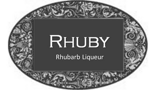 RHUBY RHUBARB LIQUEUR logo