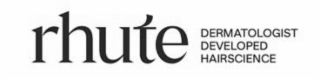 RHUTE DERMATOLOGIST DEVELOPED HAIRSCIENCE logo