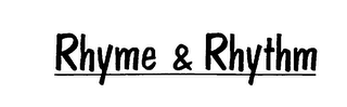 RHYME & RHYTHM logo