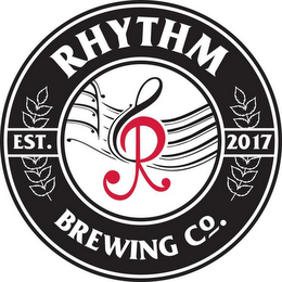 RHYTHM BREWING CO. EST. 2017 logo