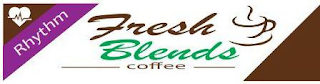 RHYTHM FRESH BLENDS COFFEE logo