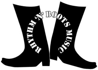 RHYTHM 'N' BOOTS MUSIC logo