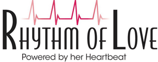 RHYTHM OF LOVE POWERED BY HER HEARTBEAT logo