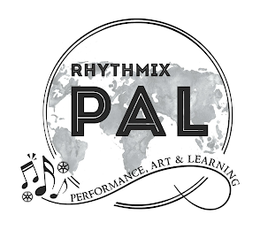 RHYTHMIX PAL PERFORMANCE, ART & LEARNING logo