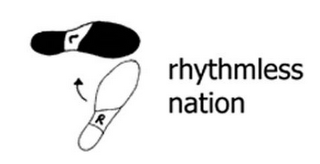 RHYTHMLESS NATION L R logo