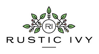 RI RUSTIC IVY logo