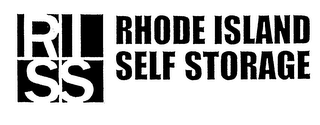 RI SS RHODE ISLAND SELF STORAGE logo