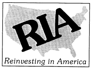 RIA REINVESTING IN AMERICA logo