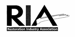 RIA RESTORATION INDUSTRY ASSOCIATION logo