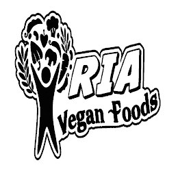 RIA VEGAN FOODS logo