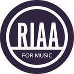 RIAA FOR MUSIC logo