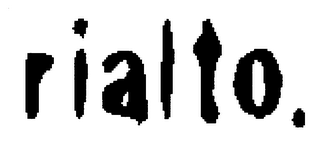 RIALTO. logo