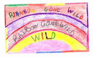 RIANBOW GONE WILD RAIBOW GONE WILD WILD logo