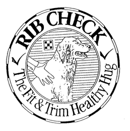 RIB CHECK THE FIT & TRIM HEALTHY HUG logo