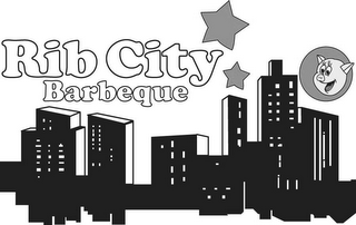 RIB CITY BARBEQUE logo