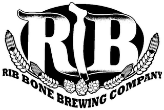 RIB RIB BONE BREWING COMPANY logo