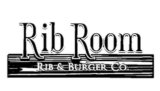 RIB ROOM RIB & BURGER CO. logo