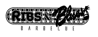 RIBS & BLUES BARBECUE logo